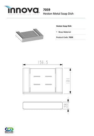 Innova 7059 Marlo Soap Dish