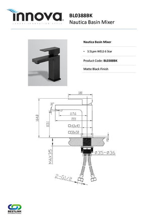 Innova BL0388 Nautica Basin Mixer