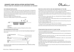 Oliveri ST-BL1563U Santorini Black Double Bowl Undermount Sink