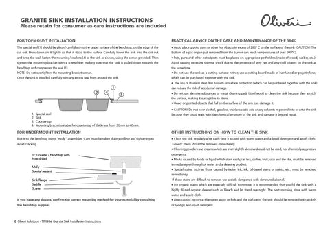 Oliveri ST-BL1563U Santorini Black Double Bowl Undermount Sink