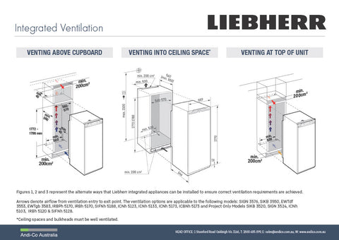 Liebherr IRBh 5120 Plus BioFresh Integrated Refrigerator