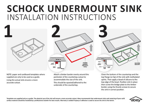 Schock QN-100 Quadro Inset Or Undermount Large Single Bowl Granite Sink