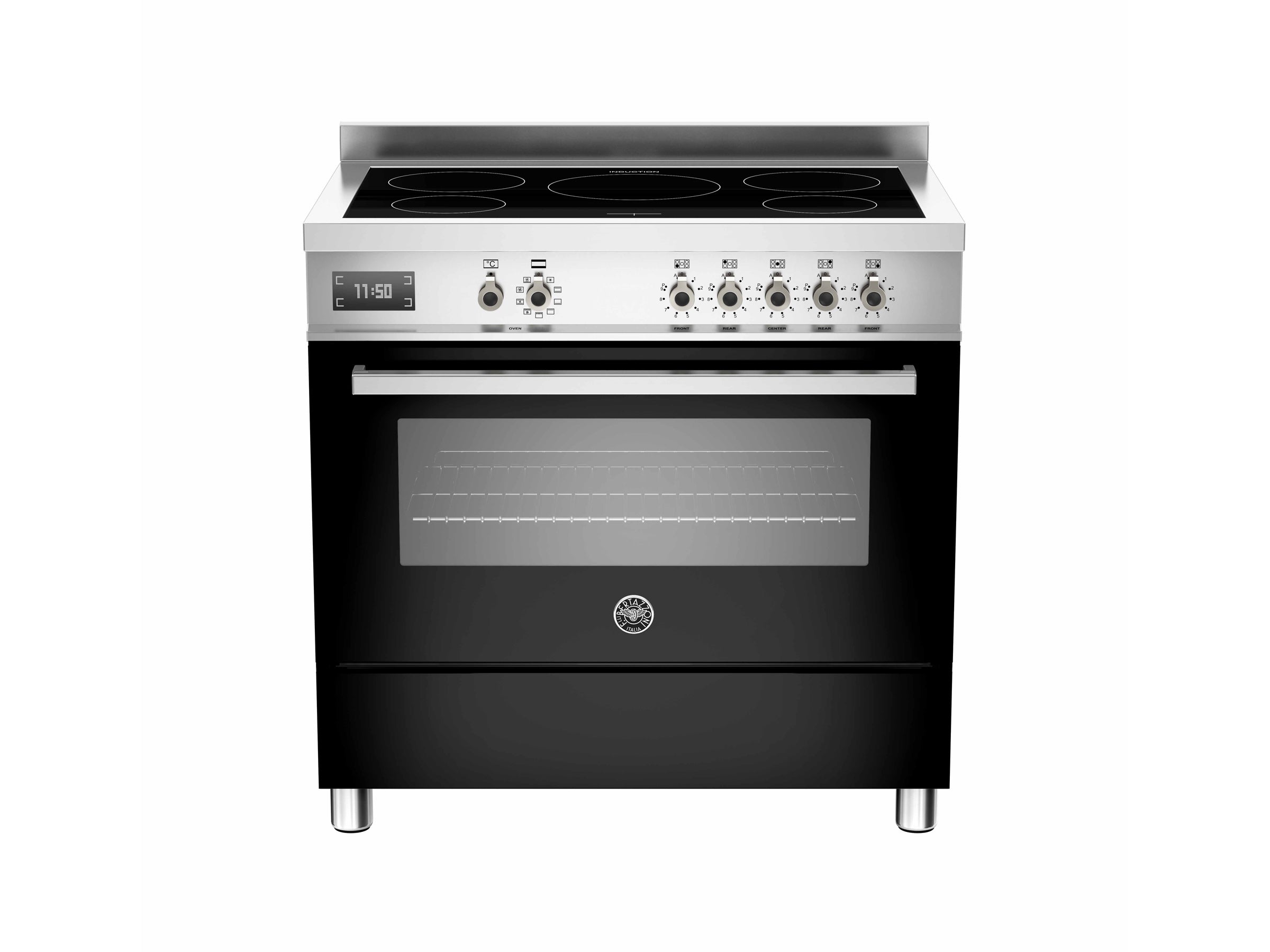 Bertazzoni Runout Model PRO905IMFESNET 90cm Black Induction Top Cooker