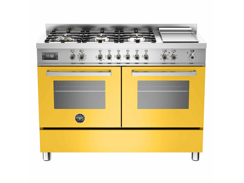 Bertazzoni Runout Model PRO1206GMFED Professional Series 120cm 6-Burner + Griddle Electric Double Oven