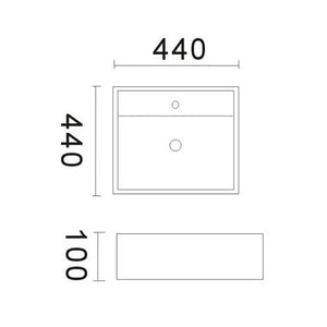 Innova B9009 Slim Above Counter Basin