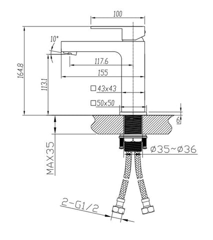 Innova BL0388 Nautica Basin Mixer