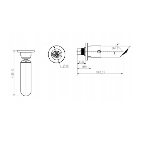 Innova BL2480 Karly Brass Shower Head