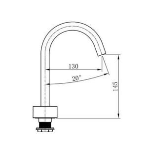 Innova BL3320 Element Hob Mount Basin Tap Set