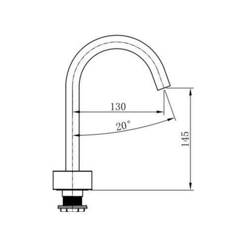 Innova BL3320 Element Hob Mount Basin Tap Set