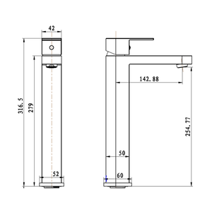 Innova BL6102 Oggi Tower Basin Mixer