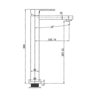 Innova BL6502 Oggi Mini Tower Basin Mixer