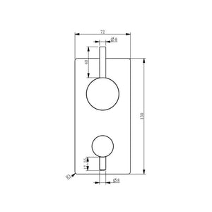 Innova BL9078 New York Bath/Shower Diverter Mixer