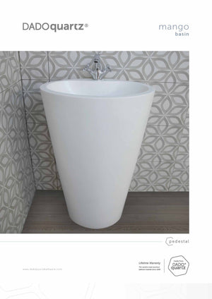 DADoquartz SWMBAS64 Mango 580mm Freestanding Basin