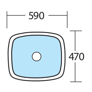 Oliveri DU490U Laundry 45L Undermount Tub