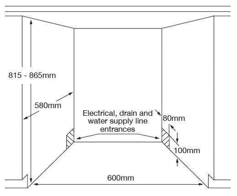 Kleenmaid DW6021X 60cm Wide Fully Integrated Dishwasher