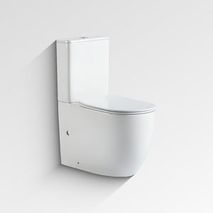 Innova PALABTWH/PALABTWHSL Pala Raised Height Tornado Flush Back to Wall Toilet Suite