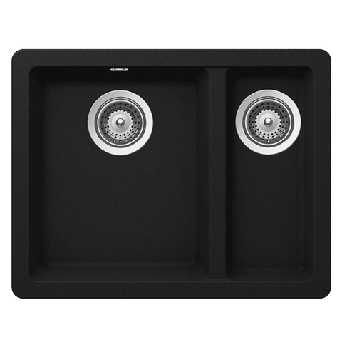 Schock QN-150 Quadro Inset Or Undermount One & 1/3 Bowl Granite Sink