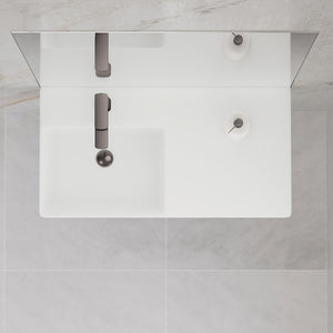 Fienza RB1603L Petra 800 Left-Hand Wall Hung Basin