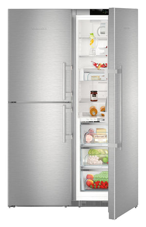 Liebherr SBSes 8484 Freestanding Side by Side Combination Fridge with BioFresh and NoFrost