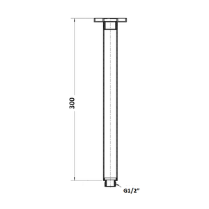 Innova SH10091 300mm Ceiling Shower Arm