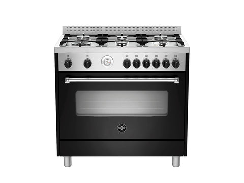 La Germania AMS96C71B 90cm Wide Gas Freestanding Cooker