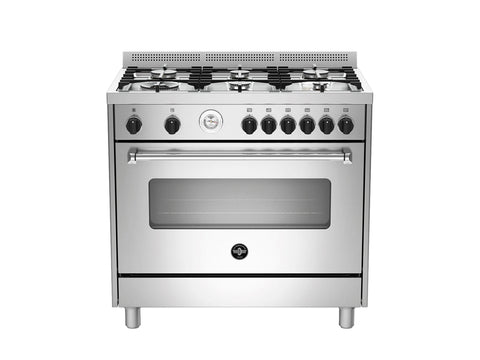 La Germania AMS96C71B 90cm Wide Gas Freestanding Cooker