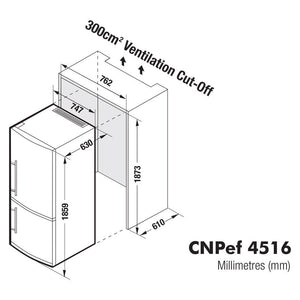 Liebherr CNPef 4516 Fridge-Freezer with NoFrost