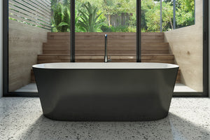 Decina EL1500B/EN1780B Freestanding Black Bath