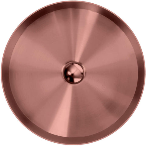 Oliveri MI71CU Milan Round Stainless Steel Counter Top Copper Basin