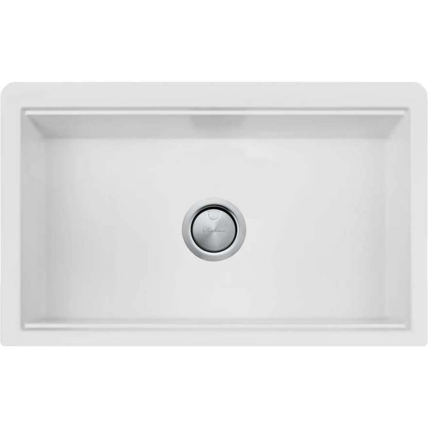 Oliveri ST-WH1584U Santorini White Farmhouse Undermount Sink