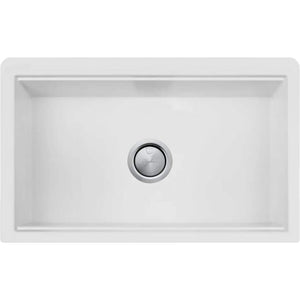 Oliveri ST-WH1584U Santorini White Farmhouse Undermount Sink