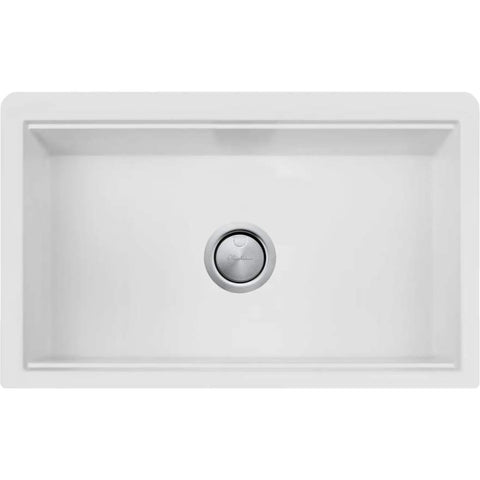 Oliveri ST-WH1584U Santorini White Farmhouse Undermount Sink