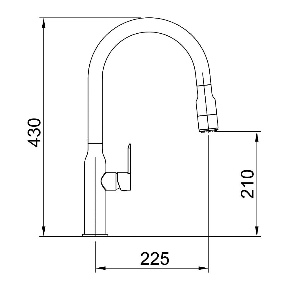 Arcisan AR01253 Kitchen Sink Mixer with 2 Jet Nozzle – 8Appliances