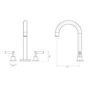 Arcisan AX01910 Axus Lever Basin Set