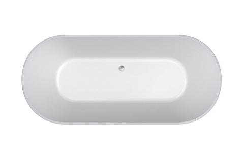 Decina EL1500B/EN1780B Freestanding Black Bath