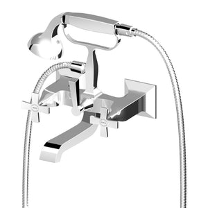 Zucchetti ZB1228 Bellagio Exposed Wall Mount Bath Tap Set